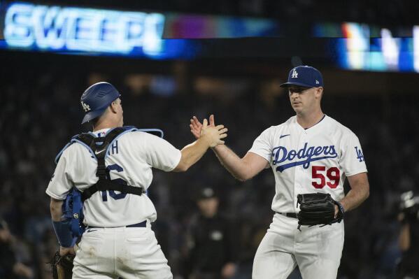 Half dodgers shop half angels jersey